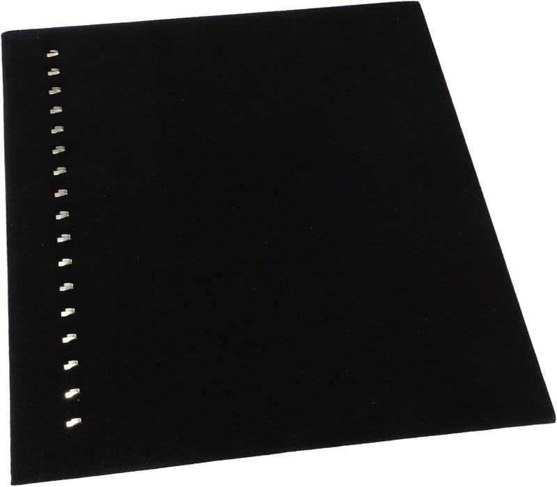 Photo 1 of Jewelry Display Stand Hooks Necklace Holder Display Mat Ring Storage Organizer Portable
