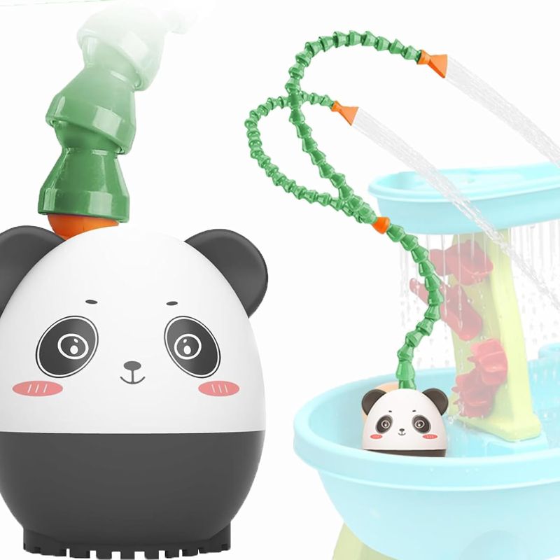 Photo 1 of Panda Water Table Pump - DIY Dual Hose - Outdoor Water Play Table Pump for Kids Toddler Water Table, Safety First, with Panda Story Picture Book