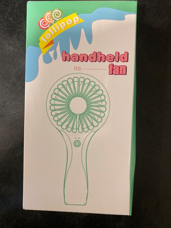 Photo 1 of Handheld Mini Fan Battery Operated Small Personal Portable Fan Speed Adjustable USB Rechargeable Fans for Kids Girls Women Men Home Office Indoor Outdoor Travelling, Pink