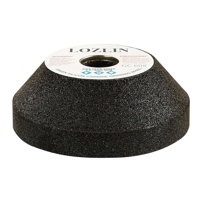 Photo 1 of 3 Inch Silicon Carbide Grinding Wheel for Angle Grinder - 80mm Metal Polishing, Ceramic Tile/Glass Trimming, Granite Chamfering & Renovation, Heavy-Duty Abrasive Tool (180#)