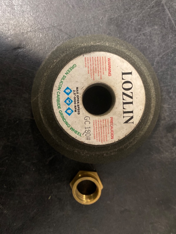 Photo 1 of 3 Inch Silicon Carbide Grinding Wheel for Angle Grinder - 80mm Metal Polishing, Ceramic Tile/Glass Trimming, Granite Chamfering & Renovation, Heavy-Duty Abrasive Tool (180#)
