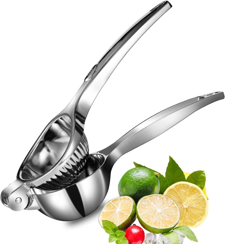 Photo 1 of Premium Lemon Squeezer, Large Heavy Duty Handhelp Juicer for Lemon, Metal Hand Press Citrus Juicer, Lime Squeezer Bar Tool, Manual Citrus Press