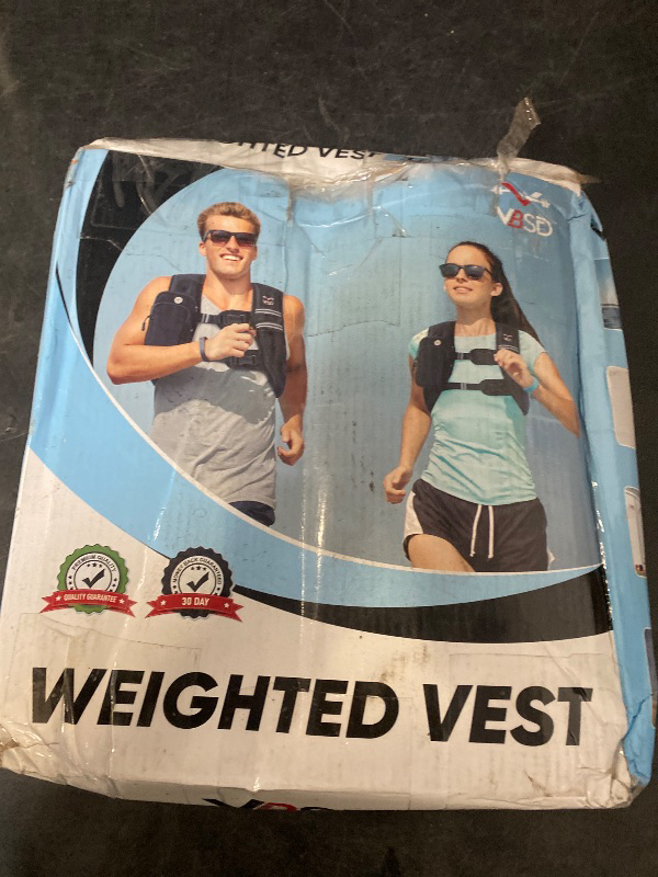 Photo 1 of VBSD Weighted Vest Woman 6lb/8lb/12lb/16lb/20lb/25lb/30lb Weight Vest for Women Men Body Weight Vests for Walking Strength Training Running Workout Jogging Fitness