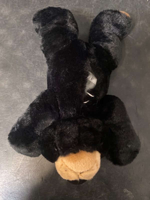 Photo 1 of Weighted Stuffed Animals, Weighted Bear Stuffed Animal Toy Cute Black Bear Plush Pillow Weighted Plush Animals Toy, 11.8"