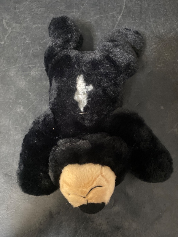 Photo 1 of Weighted Stuffed Animals, Weighted Bear Stuffed Animal Toy Cute Black Bear Plush Pillow Weighted Plush Animals Toy, 11.8"
