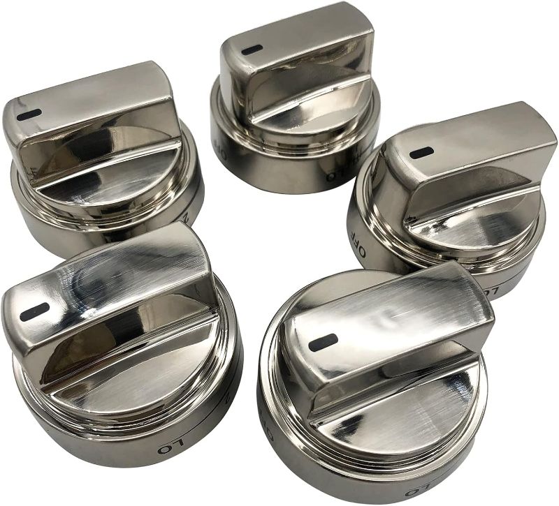 Photo 1 of 5 Pack Range Burner Control Knob Replacement for AEZ72909013 AEZ73093308 Compatible with LG for Kenmore Ranges/Stoves/Ovens/Burners AEZ72909007 AEZ72909008 AEZ73453509