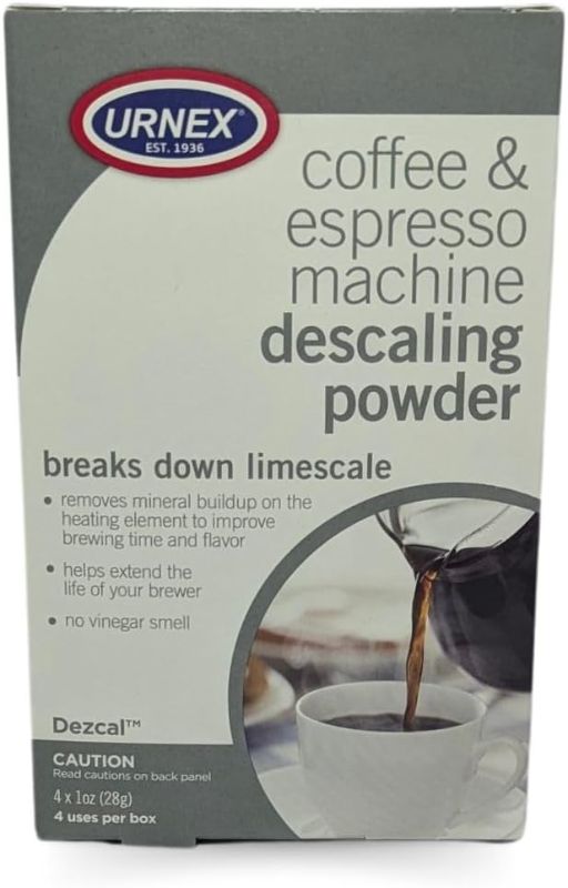 Photo 1 of Descaling Powder Solution - 4 Uses - Activated Scale Remover for use with Keurig 1.0/2.0, Home Coffee and Espresso Machines, Kettles, Garment Steamers