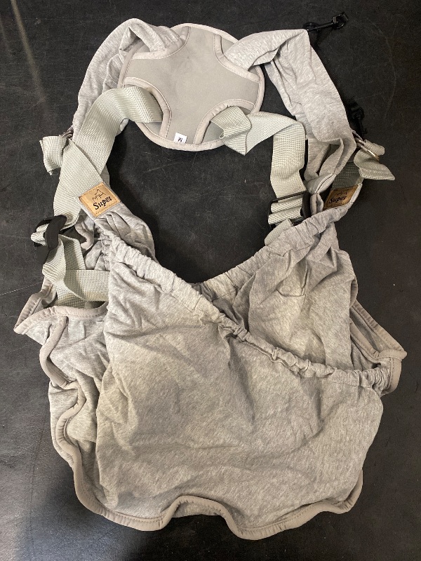Photo 1 of Supet Dog Carrier Sling with Pocket, Dog Sling Carrier Chest, Pet Carry Slings Front Pack,Soft High Elasticity Adjustable Wrap, Anti Pet Anxiety, Hands Free