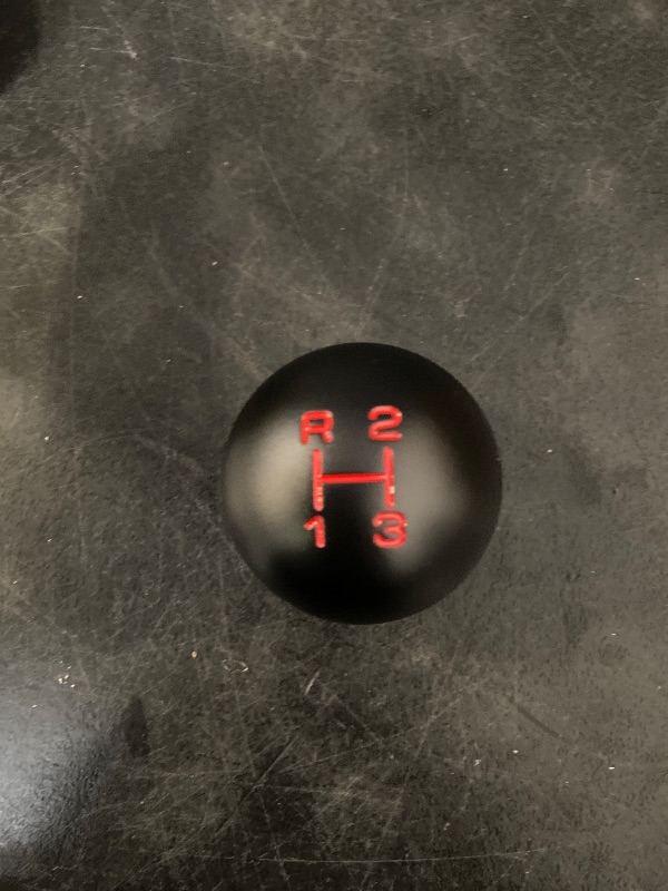 Photo 1 of DEWHEL 3/8"-16 Manual Shift Knob 3 Speed Pattern Aluminum Compatible with Hurst Chrome Shifter Sticks