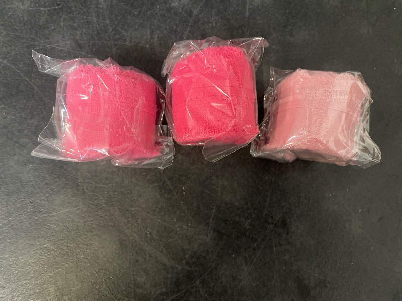 Photo 1 of Chiffon Ribbon, Hot Pink Pastel Pink 1.5''x21Yd Frayed Fringe Silk Ribbons for Gift Wrapping, Handmade Decor, Floral Vase, Wedding, Birthday, Engagement, Bridal Shower, Mother's Day, 3 Rolls