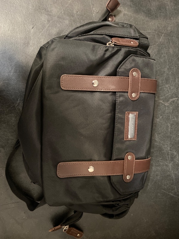 Photo 1 of FALANKO Laptop Backpack For Women, Work Doctor Teacher Nurse Wide Open College 15.6 Inch Laptops Backpack Purse with USB Charging Port, Travel Water Resistant RFID Computer Bag for Men Women Black