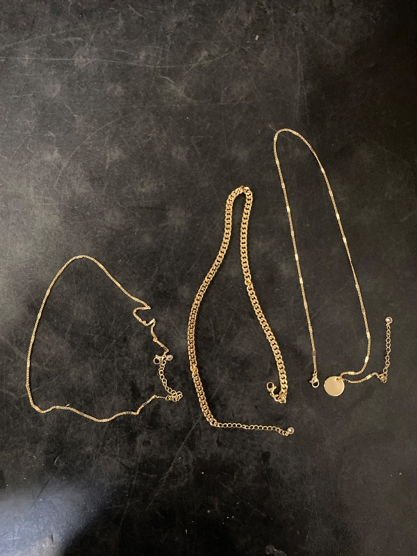 Photo 1 of Unisex Vintage Necklace On Neck Gold Color Chain Women's Jewelry Layered Accessories Hers Clothing Aesthetic Gift Fashion Pendant Decoration Luxury Trendy Best For Women And Men