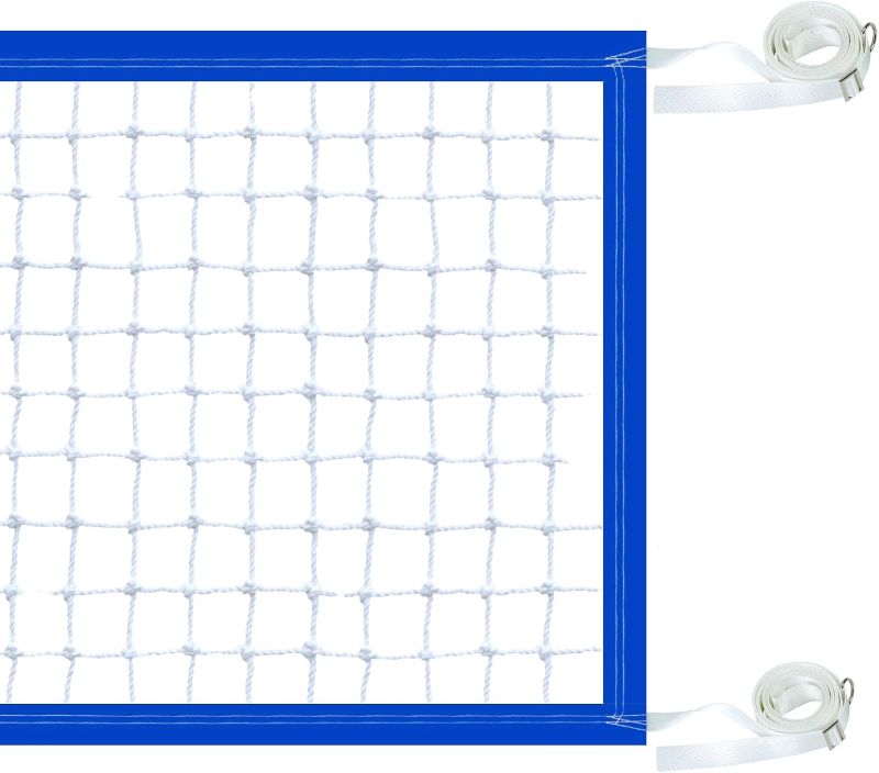 Photo 1 of Pool Volleyball Net Replacement 15X3 Ft Extended Length 15Ft-26Ft Adjustable with Heavy Duty Steel Buckle Upgraded Waterproof & Durable Nylon Straps for Swimming (Net Only)