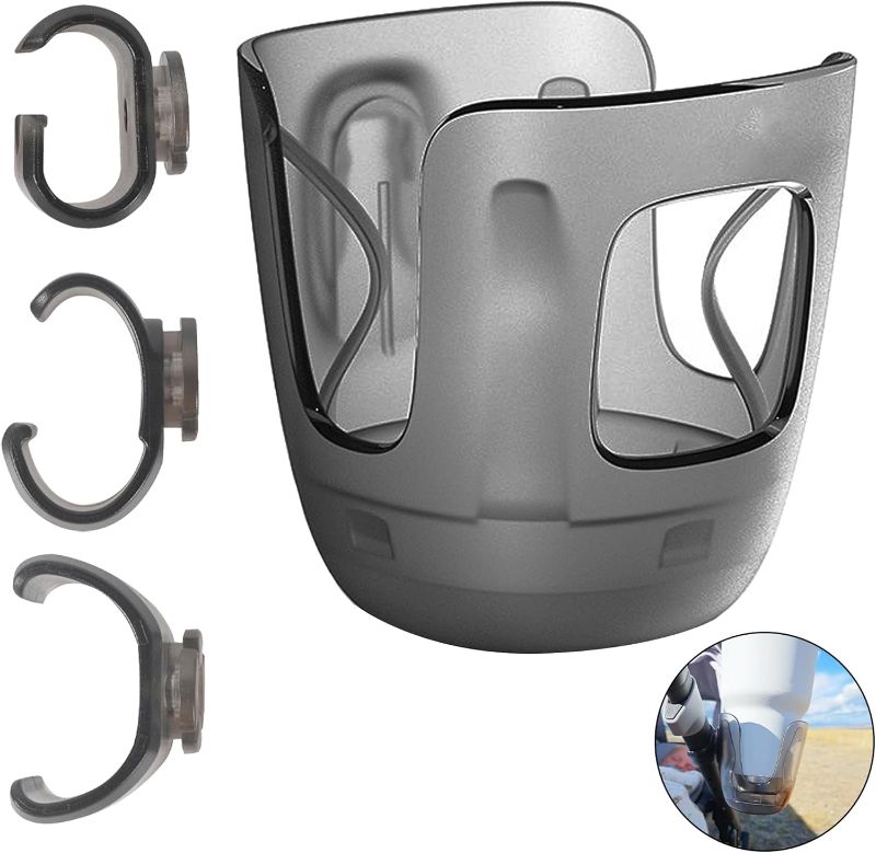 Photo 1 of 2 Pack Baby Stroller Cup Holder Compatibile with Uppa-Baby Vista, Cruz, Minu Strollers Cup Holder Attachment for Vista V2, Cruz V2, MinuV2 Strollers Cups Holders Accessories