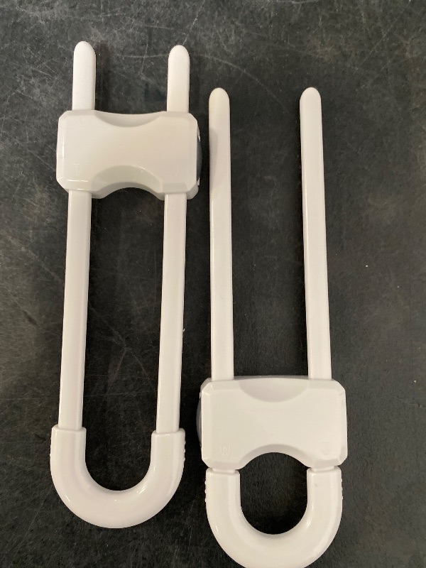 Photo 1 of Baby Proofing Cabinets,Cabinet Locks for Babies,U-Shaped Child Locks for Cabinets, Child Proof Cabinet Latches,Child Safety Cabinet Locks with Adjustable by SPISPI (Pack of 2)