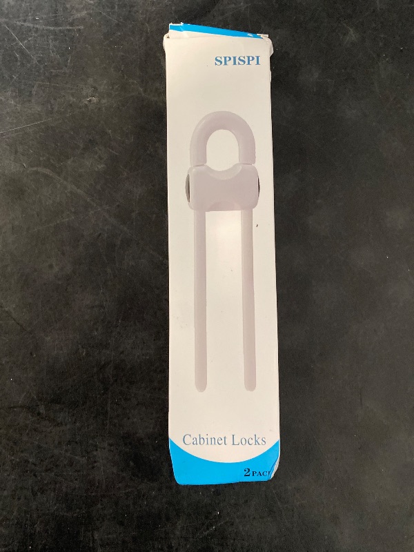 Photo 1 of Baby Proofing Cabinets,Cabinet Locks for Babies,U-Shaped Child Locks for Cabinets, Child Proof Cabinet Latches,Child Safety Cabinet Locks with Adjustable by SPISPI (Pack of 2)