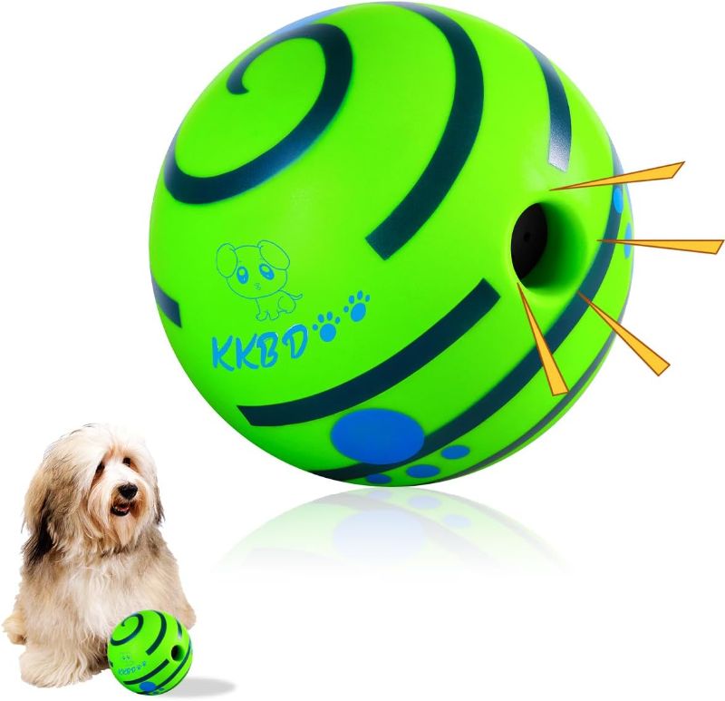 Photo 1 of HYQ Interactive Squeaky Dog Ball - 2.75 Inch Toy for Small, Medium, Large Dogs and Puppies to Keep Them Busy