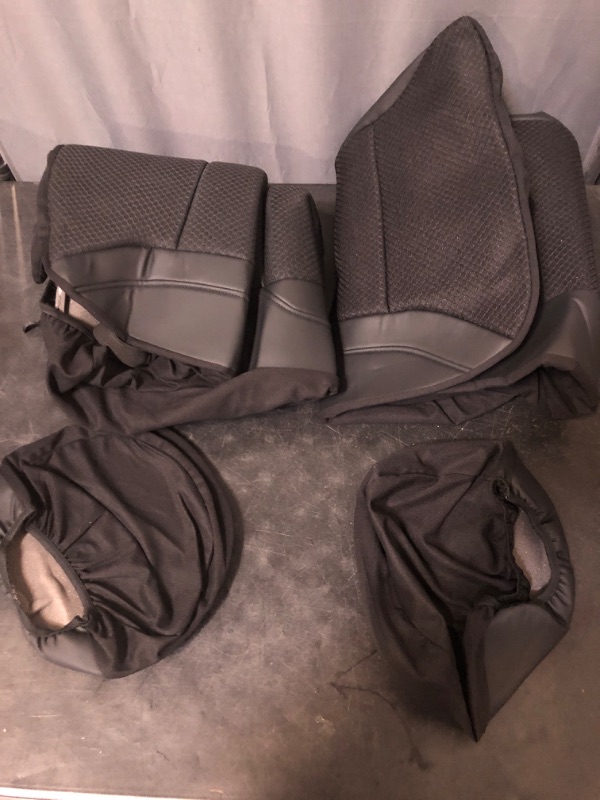 Photo 1 of Skechers Memory Foam Car Seat Covers, Air Cool Mesh Thick Seat Covers, Gray Two Front Car Seat Protector, Airbag Compatible, Automotive Comfort & Protection for Most Cars, Van,Trucks, SUV,Grey
