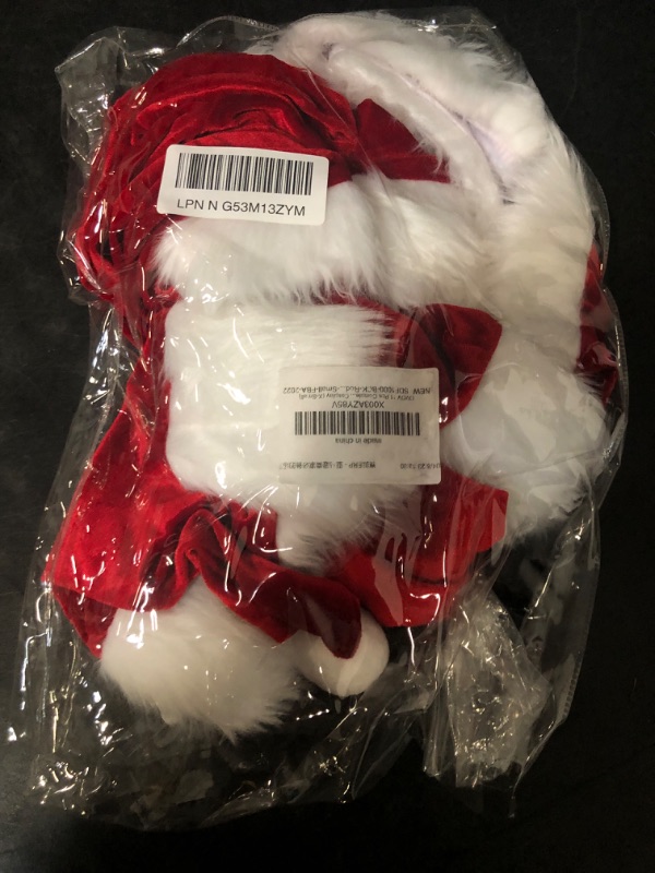 Photo 1 of 11 Pcs Kids Santa Costume Deluxe Kids Santa Suit Toddler Santa Claus Costume for Halloween Cosplay
