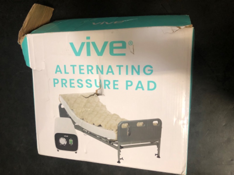 Photo 1 of Vive Alternating Air Pressure Mattress Pad - The Original Bed Sore Prevention Solution - Hospital Topper for Bedridden Patients - Includes Waterproof, Breathable Ulcer Cushion & Whisper Quiet Pump