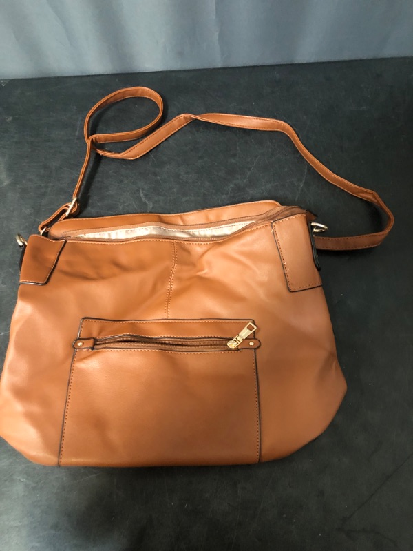 Photo 1 of INOVERA (LABEL) Handbags for Women Stylish - Faux Leather Ladies Shoulder Purse - Daily, Office Use Hobo Bags (Brown), 2. Brown, M