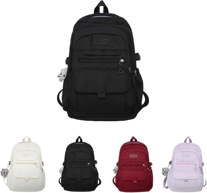 Photo 1 of Large Capacity Backpack Aesthetic Cute Outdoor 15.6-Inch Laptop Computer Daypack