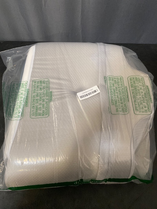 Photo 1 of Cervical Pillow for Neck Pain Relief - Cooling Ergonomic Dual-Sided Orthopedic Neck Pillow with Ice Silk Pillowcase, Breathable Memory Foam Contour Pillow for Side, Back, Stomach Sleepers