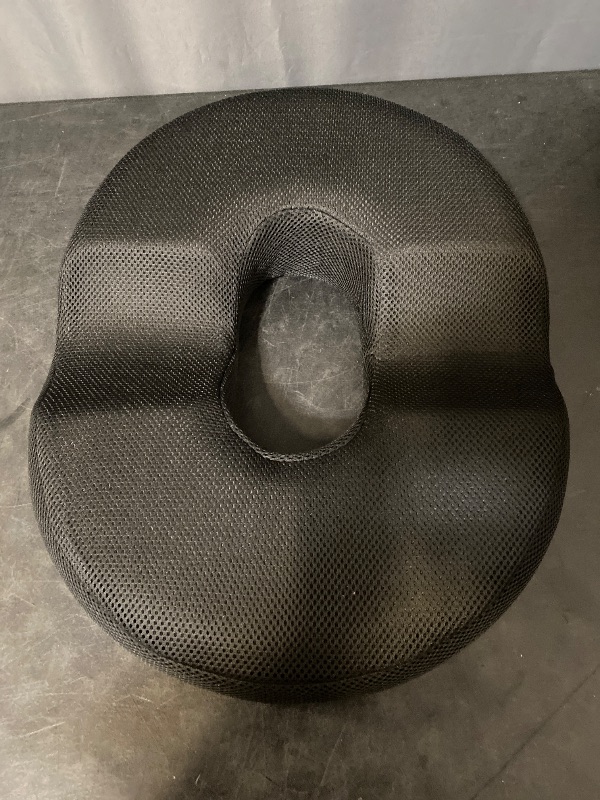 Photo 1 of Donut Pillow for Tailbone Pain, Hemorrhoid Tailbone Donut Firm Pillow Memory Foam Seat Cushion Pain Relief for Hemorrhoid Treatment, Coccyx, Prostate, Sciatica, Surgery