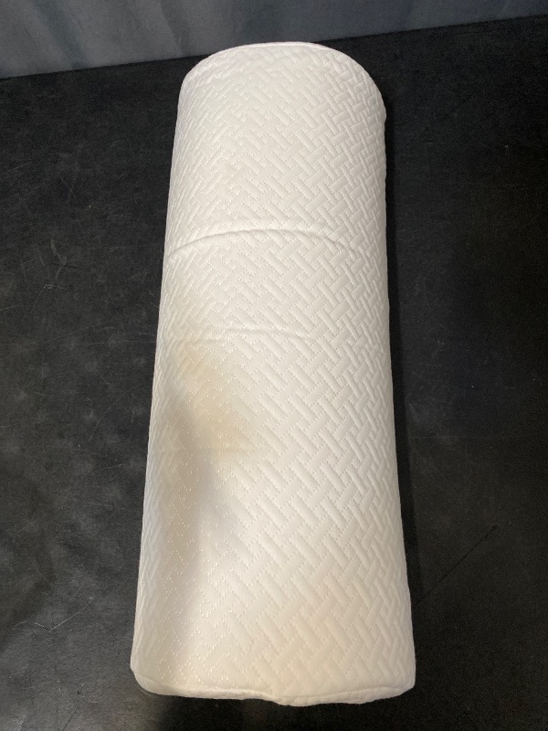 Photo 1 of Knee Pillow, Semi Roll Pillow Memory Foams Leg Pillows Lumbar Support Pillow Half Moon Bolster Pillow for Legs, Knees, Lower Back, Head