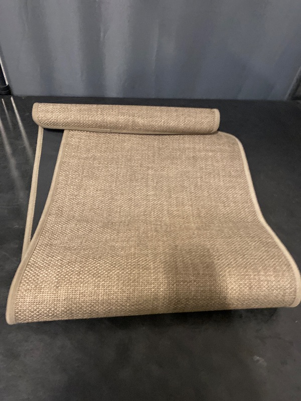Photo 1 of Kitchen Mats for Floor-Anti Fatigue Kitchen Rugs Non Slip Washable Super Absorbent, Soft Durable Woven Kitchen Runner Rug Easy to Clean, Comfort Kitchen Floor Mat for Sink Laundry 20"x47" Tan