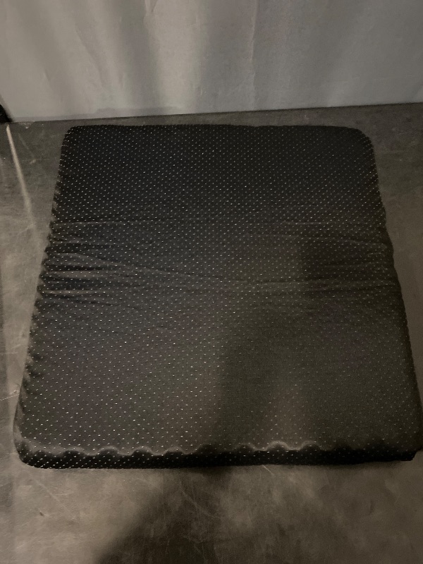 Photo 1 of Gel Seat Cushion, Double Thick Egg Gel Cushion for Pressure Pain Relief, Breathable Wheelchair Cushion Chair Pads for Car Seat Office Chair Black