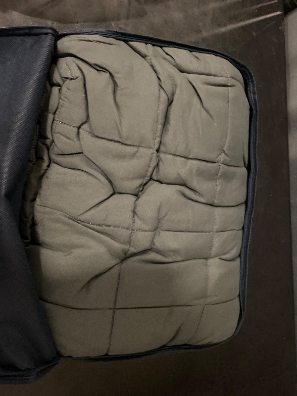 Photo 1 of Weighted Blanket for Adults (20 lbs, 60" x 80") Queen Size Soft Cooling Heavy Blanket Sleeping, Apply to 190-210 lbs Body, Thick Breathable Blanket with Glass Bead, Easy Care
