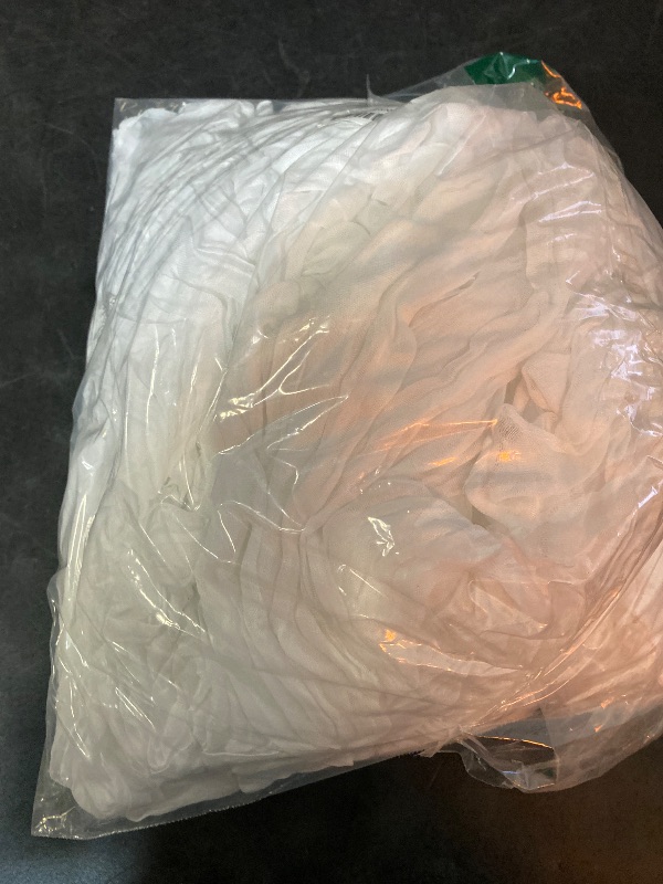 Photo 1 of 10 Pack White Cheesecloth Table Runner Gauze Rustic Sheer 35 x 70 inch White Cheese Cloth Table Runners for Wedding Party Bridal Shower Decor