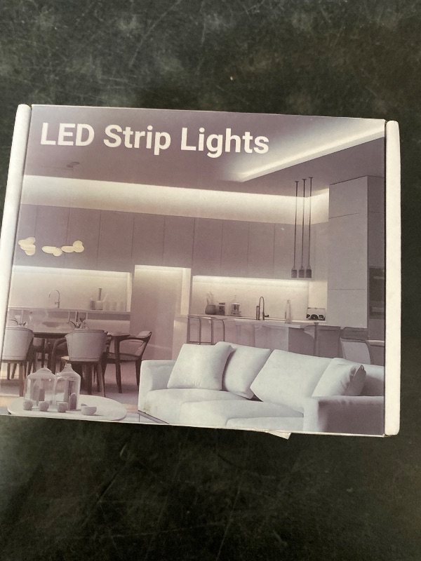 Photo 1 of Under Cabinet Lighting Kit, 65.6Ft Dimmable Led Strip Lights with 1200 LEDs,24V, Low Power Safety Adapter, Flexible Tape Light for Kitchen Cabinet,Bedroom,Counter,Shelf (Warm White-3000k)
