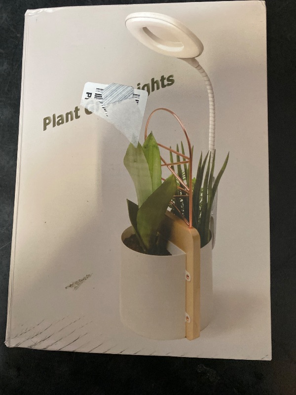 Photo 1 of Grow Lights for Indoor Plants Full Spectrum, Clip On Plant Light for Small Plants, Plant Lamp with Adjustable Gooseneck, 4/8/12H Timer, 3 Color Adjustable & 10 Dimmable Brightness, Remote Control