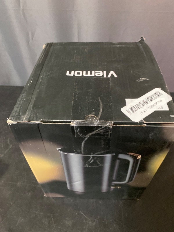 Photo 1 of Electric Kettle, 1.7L Double Wall Stainless Steel Cool Touch, Water Boiler & Heater, 1500W Hot Tea Pot, Auto Shut-Off & Boil Dry Protection, BPA-Free, Cordless Base & LED Indicator, Black