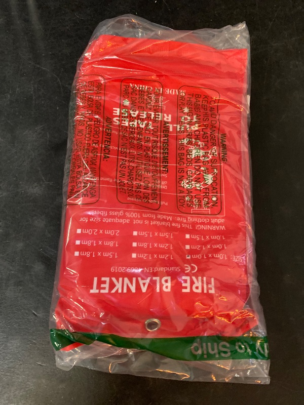 Photo 1 of Fire Blanket for Home, Fiberglass Fire Blankets Emergency for People, 2 Pack - Fire Suppression Blanket for Kitchen 40x40 Inch
