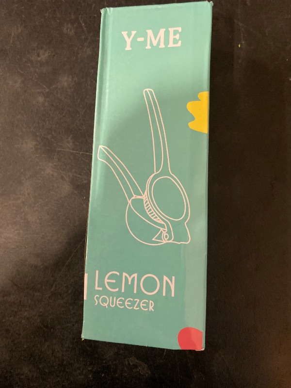 Photo 1 of Manual Juicer Citrus Lemon Squeezer, Fruit Juicer Lime Press Metal, Professional Hand Juicer Kitchen Tool (Yellow)