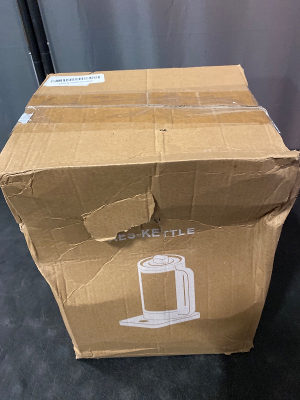 Photo 1 of Electric Tea Kettle with Infuser 1.7L Glass Electric Kettle with Temperature Control Automatic Shut Off 12H Keep Warm for Tea Coffee Water Heater, Black