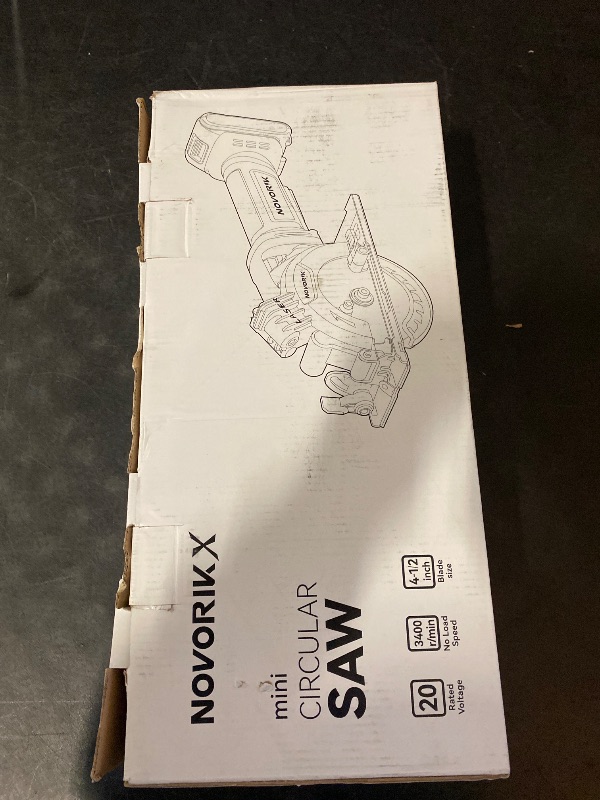 Photo 1 of Mini Circular Saw Compatible with DeWalt 20V Max Battery,3-1/2" Brushless Cordless Round Saw Kit w/4Ah Battery & 1.5A Charger,Laser Guide,3200 RPM,Ideal for Wood,PVC,Metal