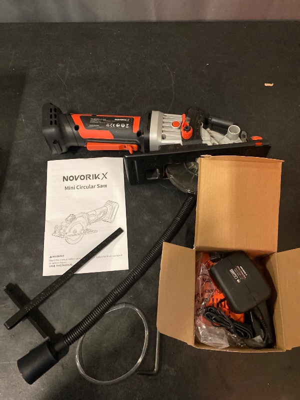 Photo 1 of Mini Circular Saw Compatible with DeWalt 20V Max Battery,3-1/2" Brushless Cordless Round Saw Kit w/4Ah Battery & 1.5A Charger,Laser Guide,3200 RPM,Ideal for Wood,PVC,Metal