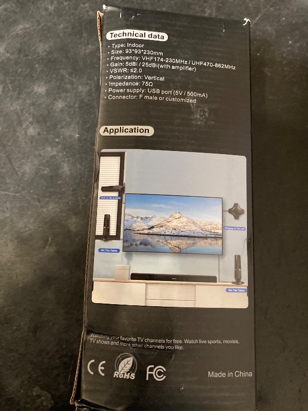 Photo 1 of 2025 TV Antenna for Local Channels,Strongest TV Antenna Indoor 1900 Miles Range,HDTV Antennas Support 8K, 4K, 1080P for All TVs,Digital Antennas Easy Installation -HDTV Antena 25ft Coax Cable Antenne