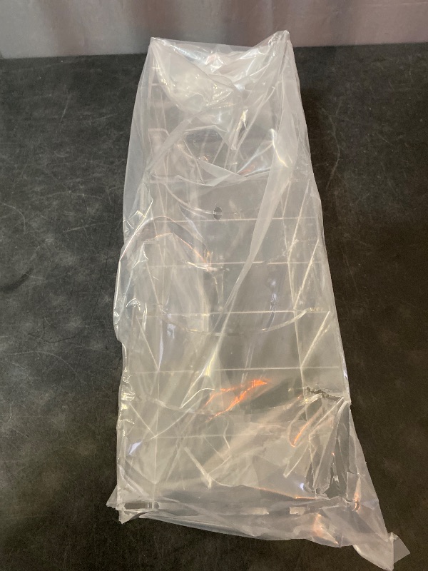 Photo 1 of Belt Storage Box Clear Belt Organizer Belt Storage Holder Belt Display Case for Organized Storage Compartmentalized Belt Container for Storing Belts(Large 7 Grid)