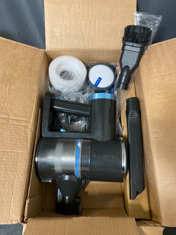 Photo 1 of Cordless Vacuum Cleaner with Self-Standing, LED Screen Stick Vacuum Cleaners for Home, Lightweight Powerful Suction Vacuum, 6-in-1 Rechargeable Vacuum for Carpets, Pet Hair, Hardwood Floors