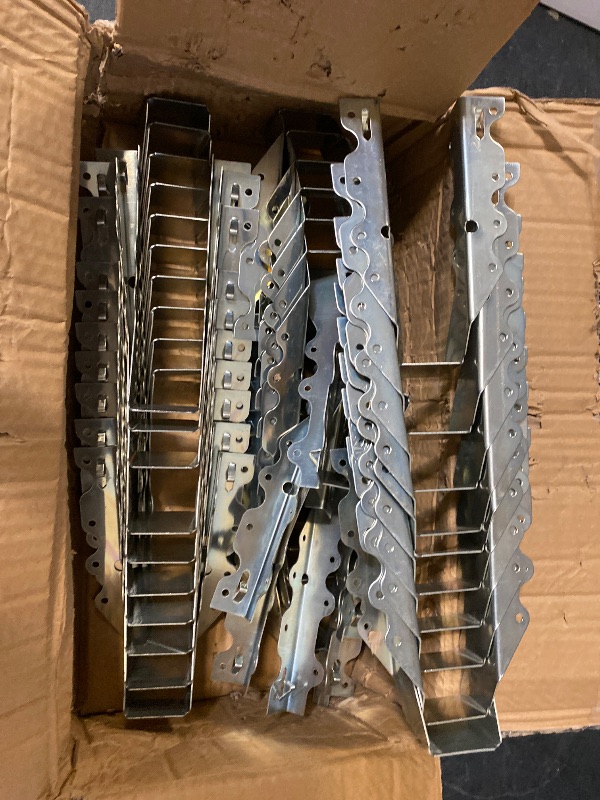 Photo 1 of 30Pcs 2x6 Joist Hangers for Wood, 18 Gauge Galvanizing Face Mount Joist Hangers, Joist Hanger 2x6 Hurricane Ties Brackets for Rafters for Floor Deck, Ceiling Joists, Wood, Roofs