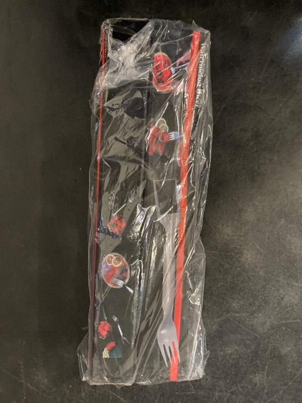 Photo 1 of 2Pcs Watermelon Fork Slicer Cutter, Stainless Steel 2-in-1 Watermelon Fork Slicer, Portable Watermelon Fork Watermelon Cutter Slicer Tool Fruit Forks Slicer for Home Party Camping Kitchen Gadget