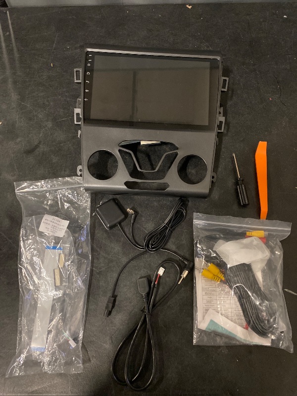 Photo 1 of 2G+64G Car Stereo for Ford Fusion Radio 2013 2014 2015 2016 with Wireless CarPlay Android Auto Android 13 Head Unit 9" Touch Screen Car Radio with Bluetooth RDS FM WIFI GPS Navigation HD Backup Camera