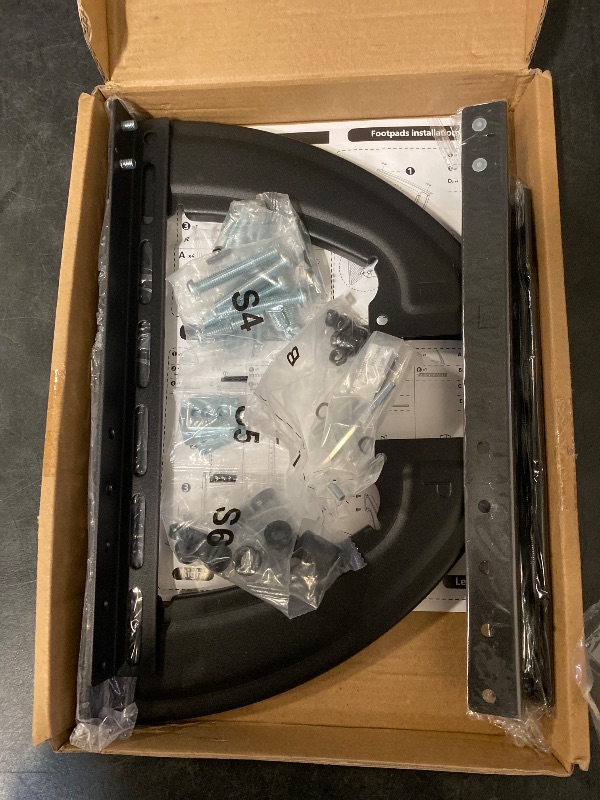 Photo 1 of ELIVED Universal Table Top TV Stand for Most 27 to 55 inch LCD LED Plasma Flat Screen TVs, TV Base Height Adjustable Leg Stand Holds up to 88 lbs, VESA up to 800x400mm, YD1014