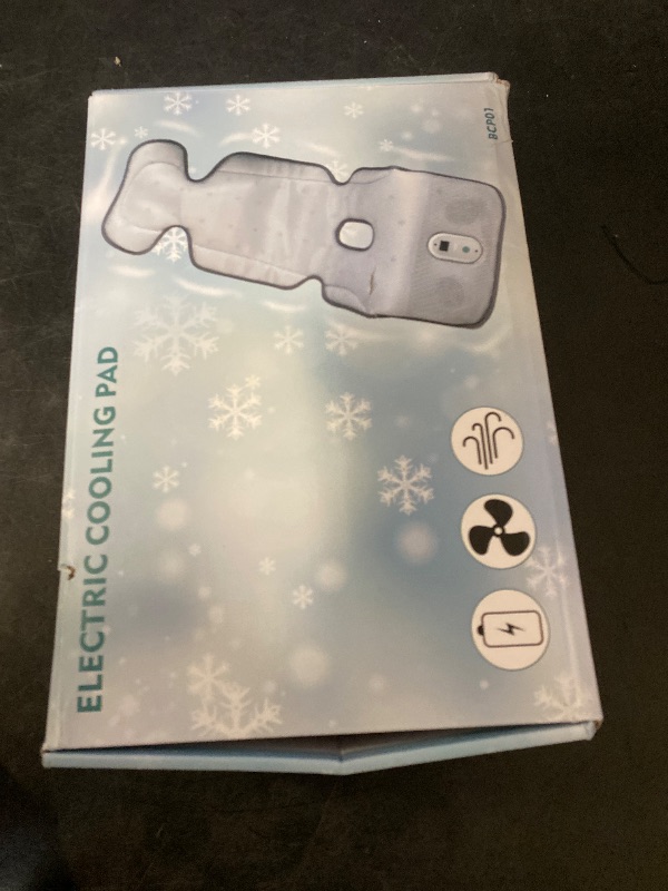 Photo 1 of Baby Stroller Cooling Pad, 3D Breathable Carseat Cooling Pad with 2 Built-in Blower, Max 10H Ventilation 3 Speeds 10000mAh Rechargeable Cooling Mat Liner for Toddler Baby Summer Essentials