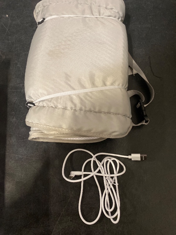 Photo 1 of Baby Stroller Cooling Pad, 3D Breathable Carseat Cooling Pad with 2 Built-in Blower, Max 10H Ventilation 3 Speeds 10000mAh Rechargeable Cooling Mat Liner for Toddler Baby Summer Essentials